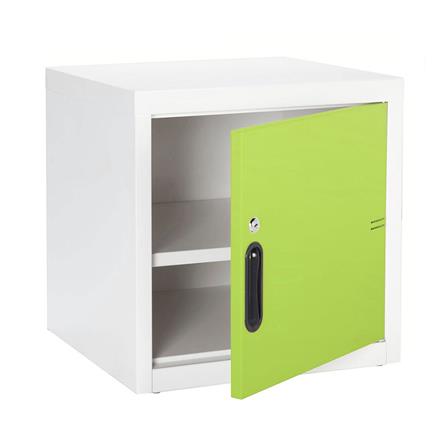 ตู้เหล็กบานเปิดทึบ KIOSK UNI-1 GR สีขาว/สีเขียว_1