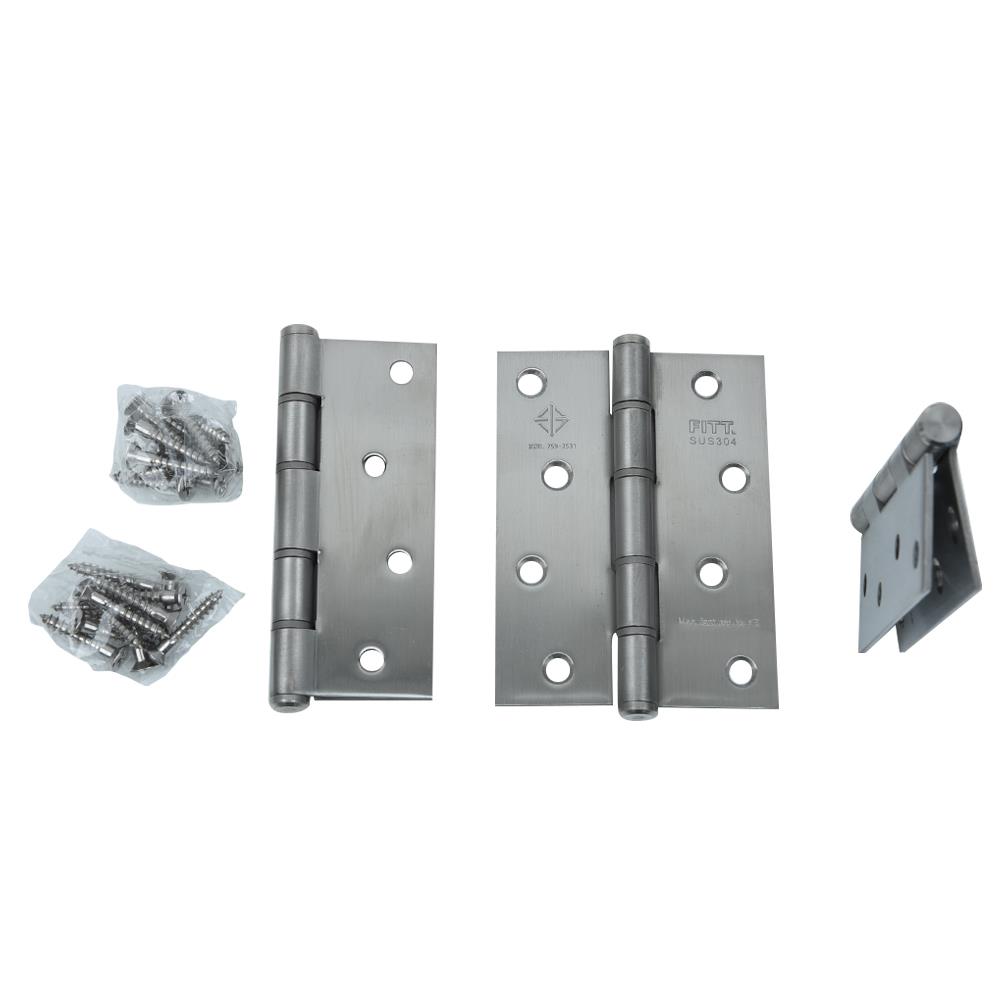 บานพับ 4X3 นิ้ว FITT DHSL43SSXT สีสเตนเลส แพ็ก 3 ชิ้น