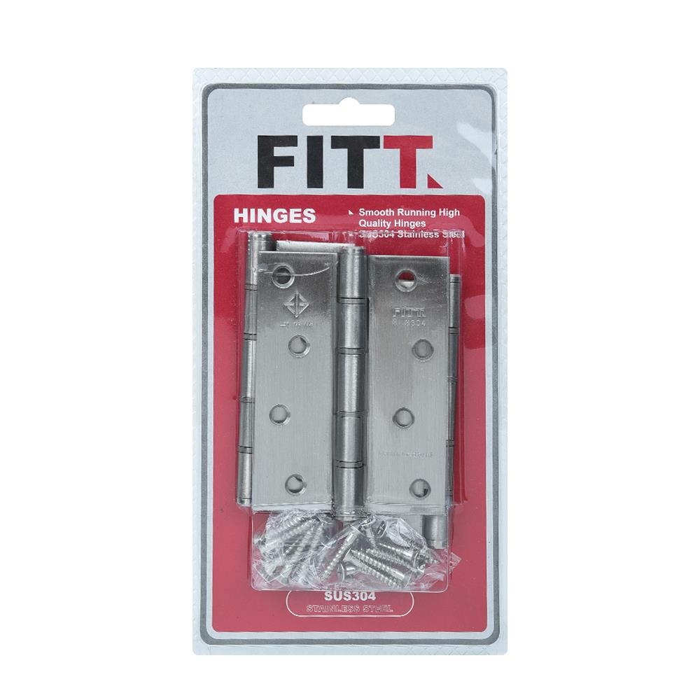 บานพับ 4X3 นิ้ว FITT DHSL43SSXT สีสเตนเลส แพ็ก 3 ชิ้น