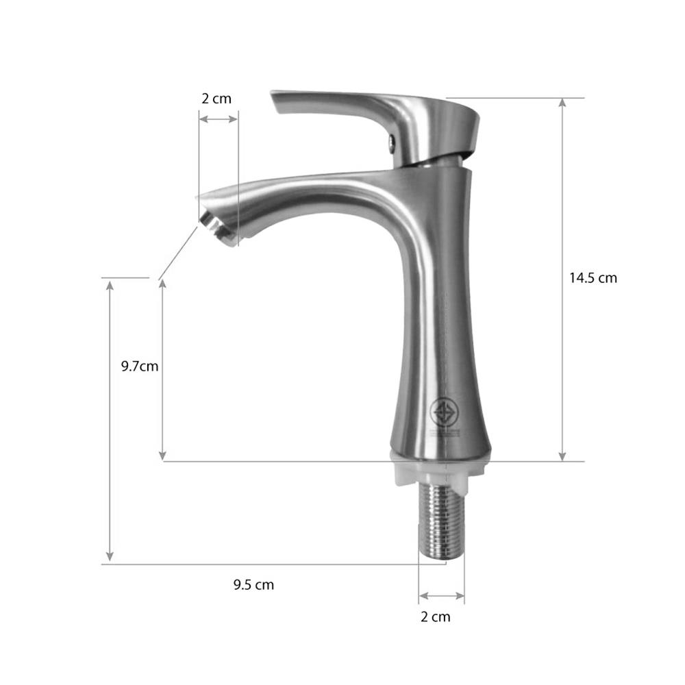 ก๊อกอ่างล้างหน้าเดี่ยว LUZERN DL-1010