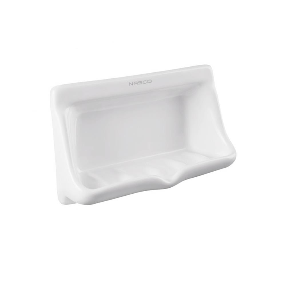 ที่ใส่สบู่แบบฝังผนัง NASCO NA-095-WA สีขาว