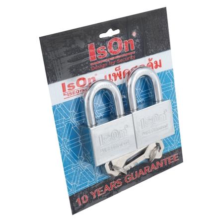 กุญแจลูกปืน ISON 877(CP) 50 มม. สีโครม_2