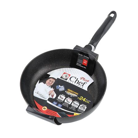กระทะตื้นหัวม้าลาย IH PLATINUM CHEF 24 ซม._3