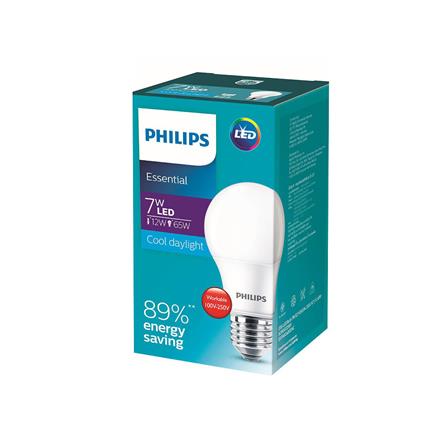 หลอด LED PHILIPS A60 ESSENTIAL 7 วัตต์ DAYLIGHT E27_1