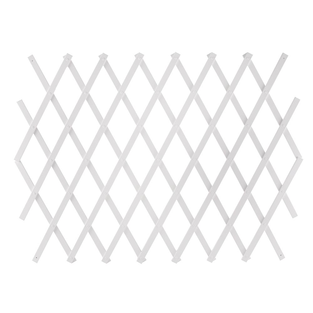 รั้วพลาสติกอเนกประสงค์ยืด-หด SPRING สีขาว