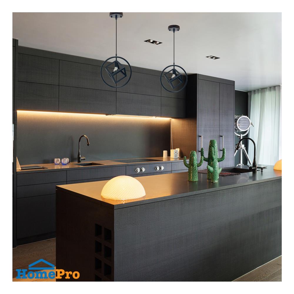 ไฟช่อ EVL CH-2042A สีดำ 1 หัว