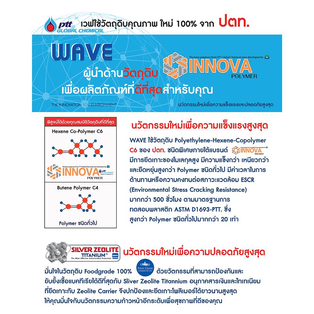 ถังเก็บน้ำ WAVE CHANG VIGO 2000 ลิตร สีน้ำเงิน