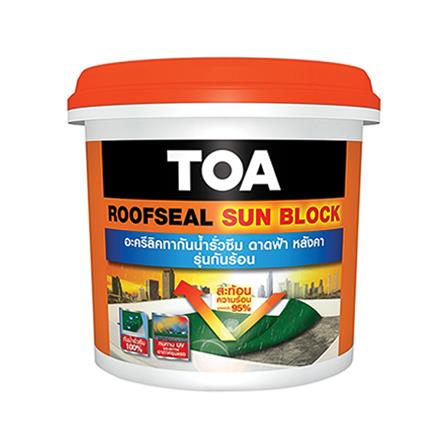 อะคริลิกกันซึม TOA SUNBLOCK 20 กก. สีเทา