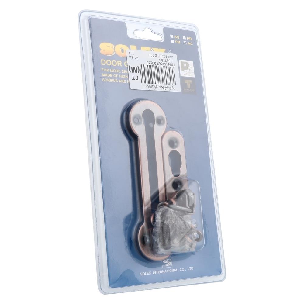 กลอนโซ่ SOLEX 3413 6 นิ้ว สีทองแดงรมดำ