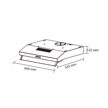 เครื่องดูดควันมาตรฐาน AXIA I-NERO60PU 60 ซม._1