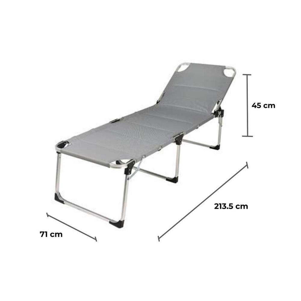 เตียงพักผ่อน SPRING SUNSHINE BED สีเทา