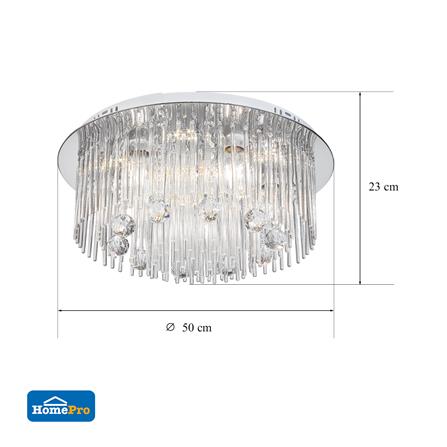 ไฟถาด LED CARINI C5174/5+6 CH 18 วัตต์ DAYLIGHT สีใส 5 หัว_2
