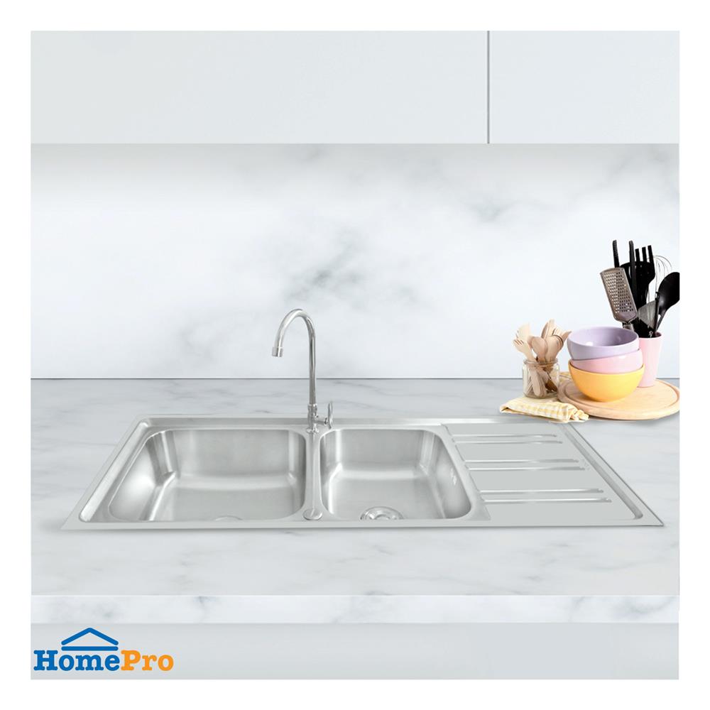 ซิงค์ฝัง 2 หลุม 1 ที่พัก AXIA RIVIERA 120 สเตนเลส