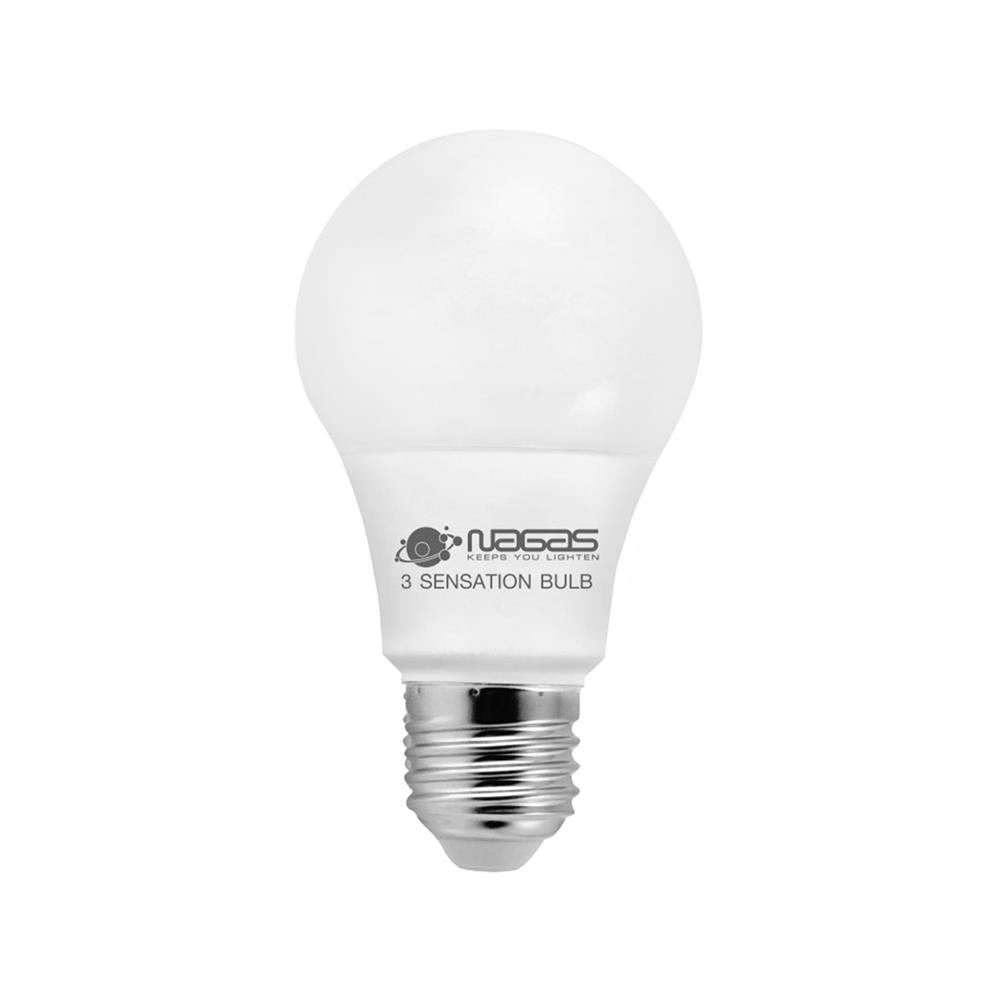 หลอด LED NAGAS 3 SENSATION 9 วัตต์ COOLWHITE / DAYLIGHT / WARMWHITE E27