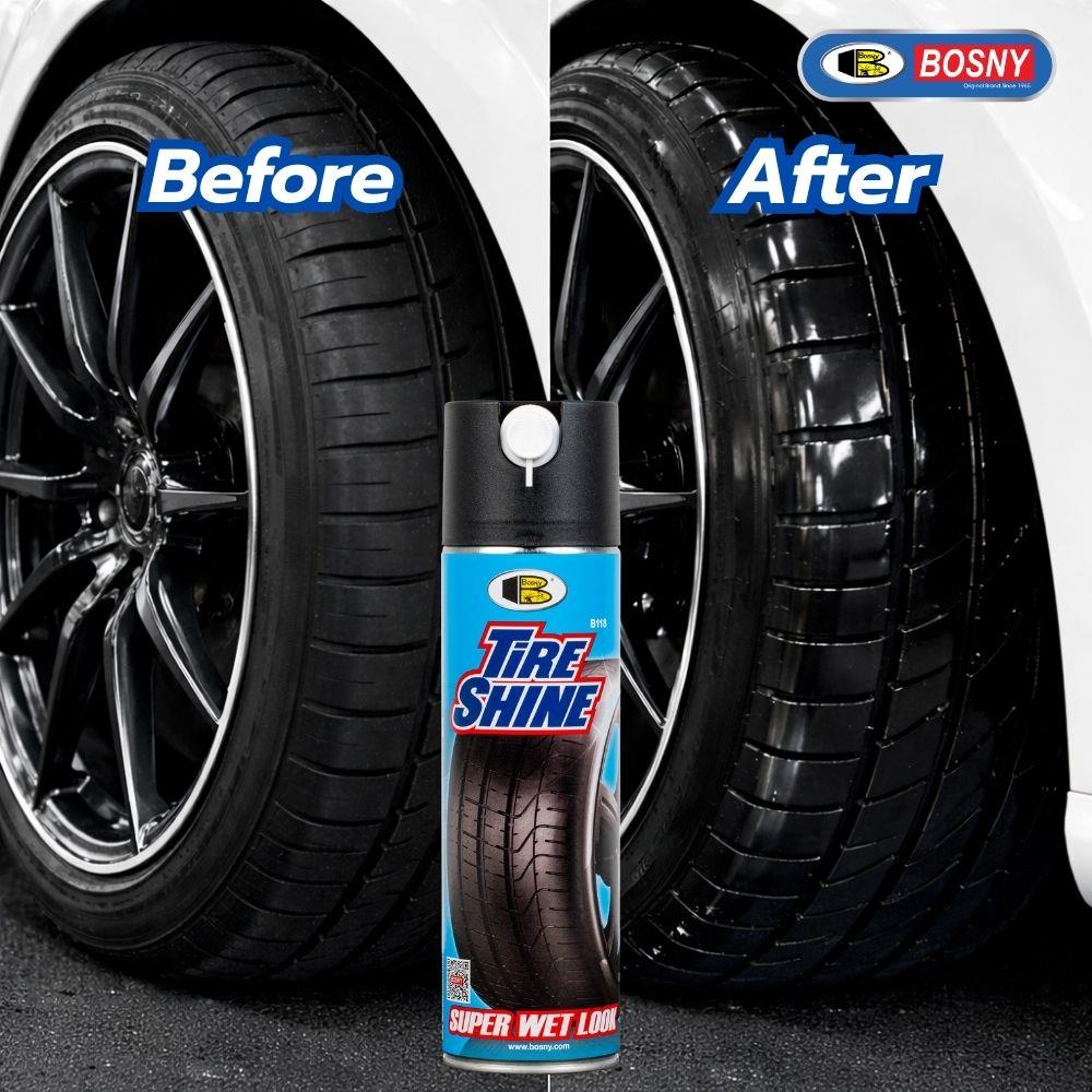 สเปรย์เคลือบเงายาง BOSNY 550 มล.