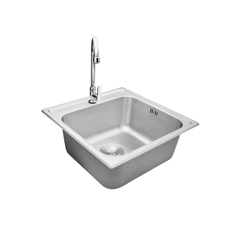 ซิงค์ฝัง 1 หลุม AXIA MARINA 50 สเตนเลส