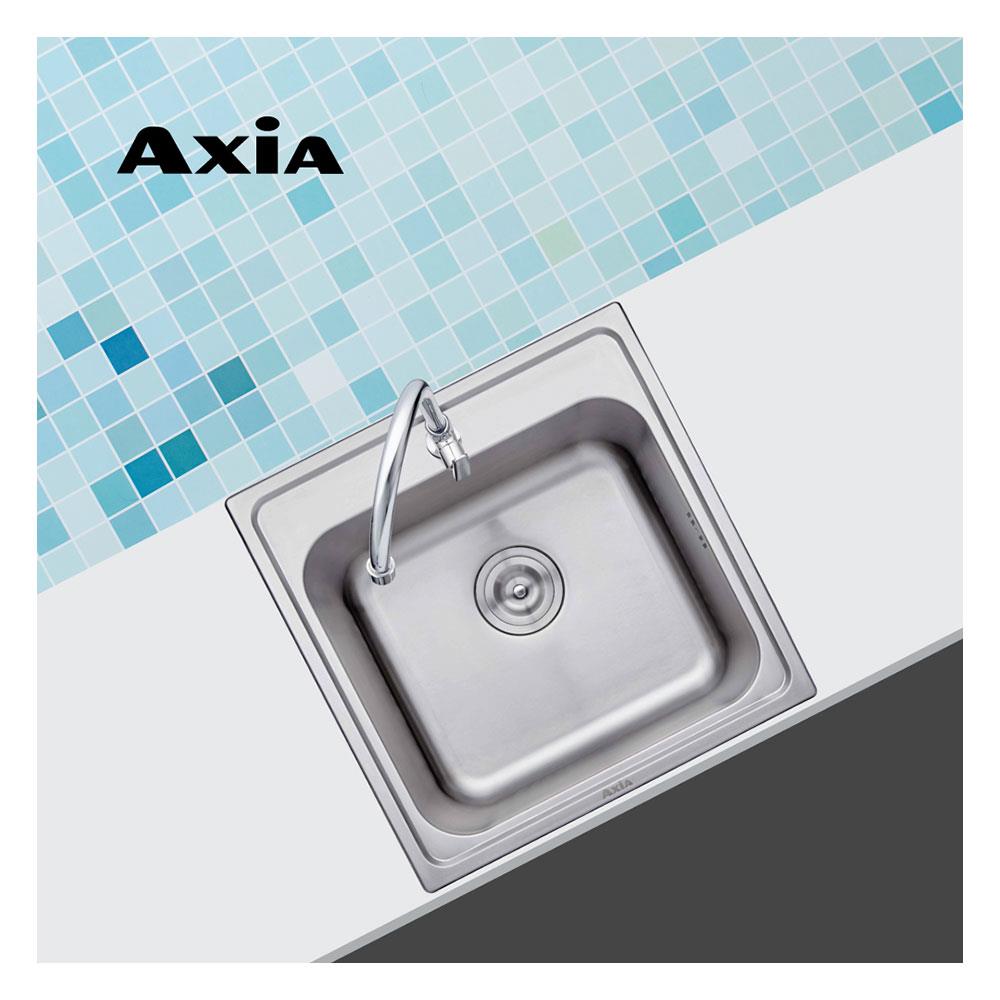 ซิงค์ฝัง 1 หลุม AXIA MARINA 50 สเตนเลส