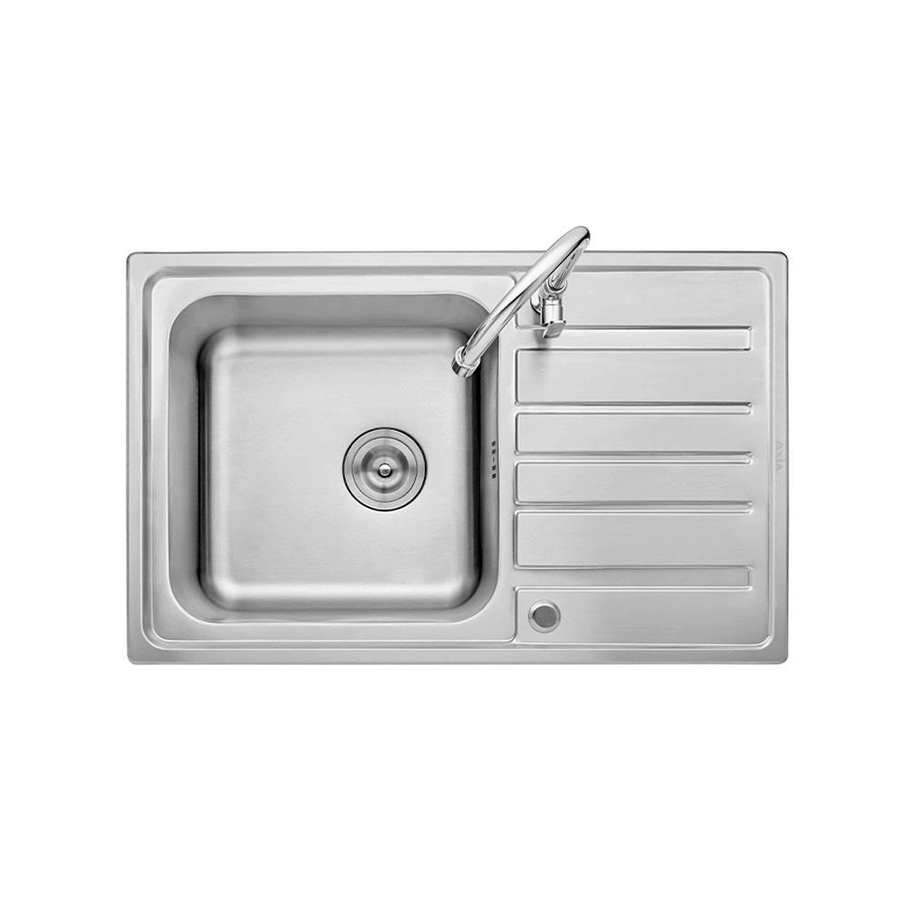 ซิงค์ฝัง 1หลุม 1ที่พัก AXIA MARINA 80 สเตนเลส