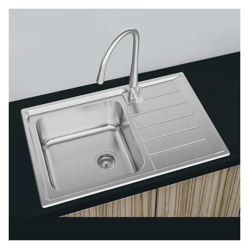 ซิงค์ฝัง 1หลุม 1ที่พัก AXIA MARINA 80 สเตนเลส