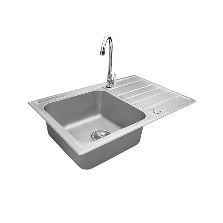 ซิงค์ฝัง 1หลุม 1ที่พัก AXIA MARINA 80 สเตนเลส_1