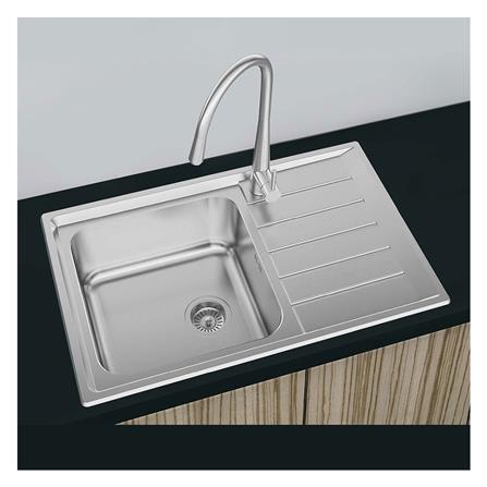 ซิงค์ฝัง 1หลุม 1ที่พัก AXIA MARINA 80 สเตนเลส_2