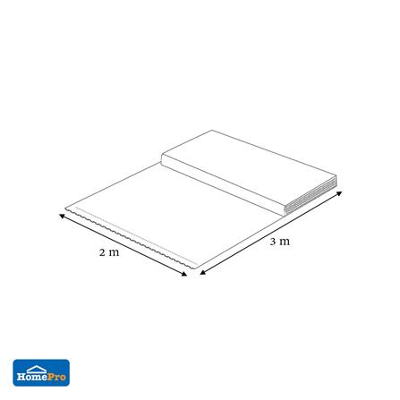 สแลนแพ็กกรองแสง 90 เปอร์เซ็นต์ SPRING 2X3 ม. สีเบจ เจาะตาไก่_6
