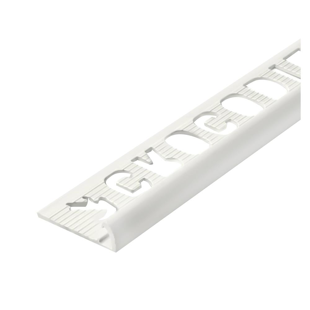 คิ้ว UPVC จระเข้ พลัสไมโครแบน 2 ม. 10 มม. สีขาวไข่มุก