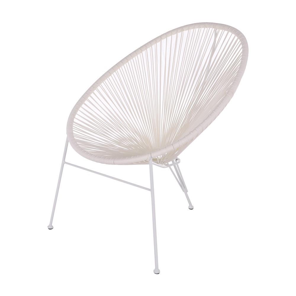 เก้าอี้หวายเทียม SPRING TRENDY สีขาว