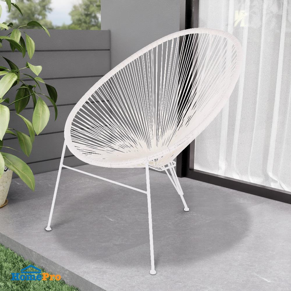เก้าอี้หวายเทียม SPRING TRENDY สีขาว