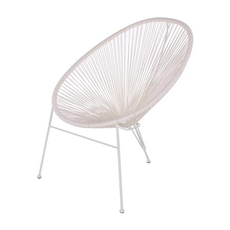 เก้าอี้หวายเทียม SPRING TRENDY สีขาว_1