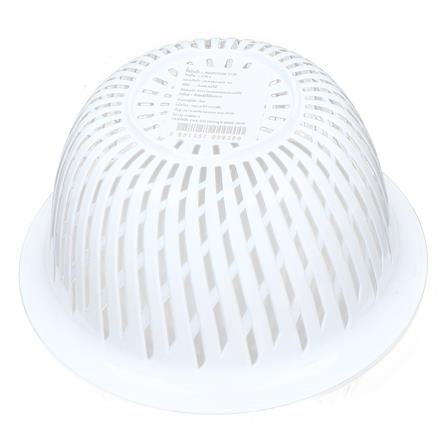 ตะแกรงล้างผักกลม MICRONWARE   22 ซม. สีขาว_1