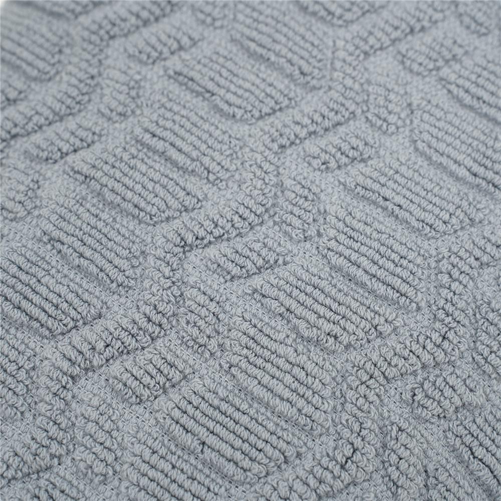 พรมขนหนู HOME LIVING STYLE BONE 17X28 นิ้ว สีเทา