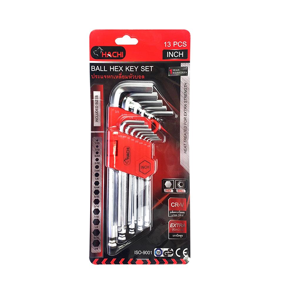 ชุดประแจหกเหลี่ยม HACHI (แพ็ก 13 ชิ้น)