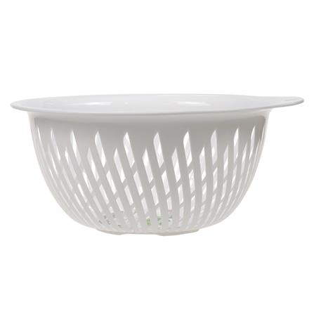 ตะแกรงล้างผักกลม MICRONWARE  28 ซม. สีขาว_2