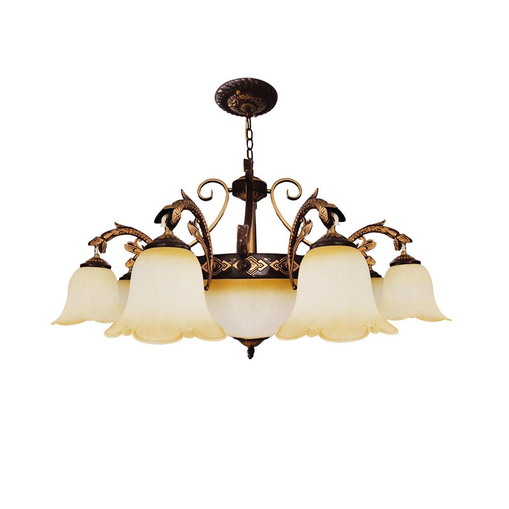 ไฟช่อ INOVA SP669 สีน้ำตาล/ดำ 9 หัว