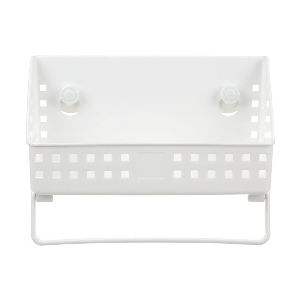 ตะกร้าแขวนติดผนังสูญญากาศ R1820 สีขาว KECH