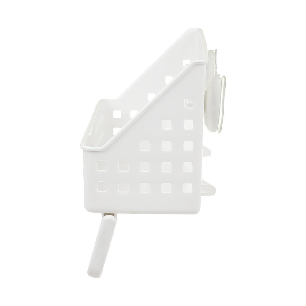 ตะกร้าแขวนติดผนังสูญญากาศ R1820 สีขาว KECH