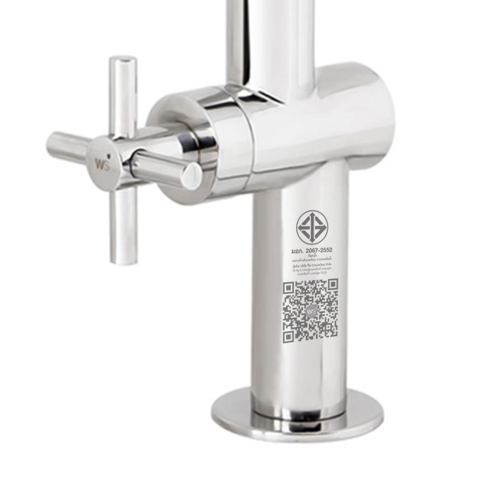 ก๊อกซิงค์เดี่ยวเคาน์เตอร์ WS WP-1831L สีเงิน