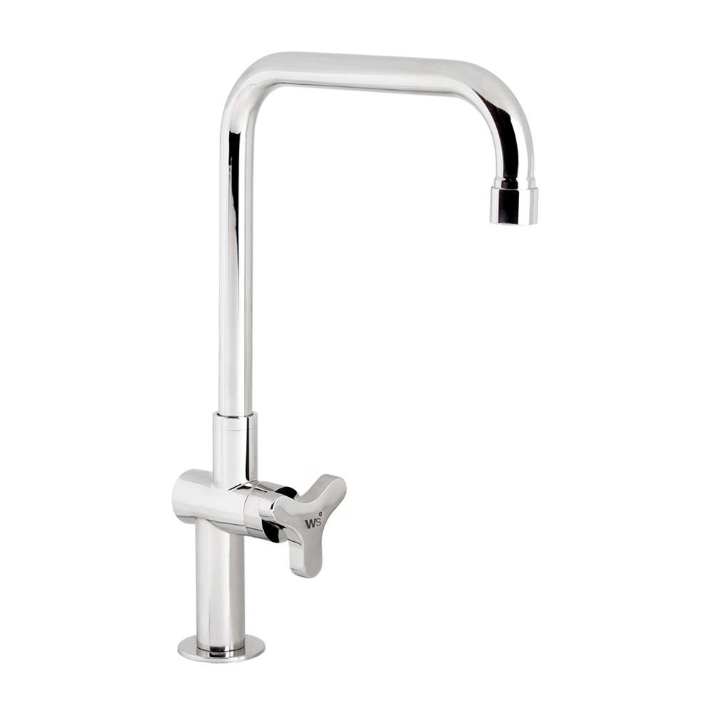 ก๊อกซิงค์เดี่ยวเคาน์เตอร์ WS WP-0831L สีเงิน