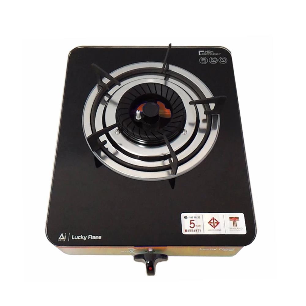 เตาแก๊สตั้งโต๊ะ 1 หัวแก๊ส LUCKY FLAME AI-101 สีส้ม