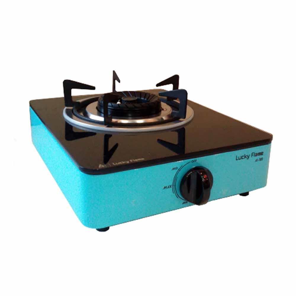 เตาแก๊สตั้งโต๊ะ 1 หัวแก๊ส LUCKY FLAME AI-101 สีฟ้า