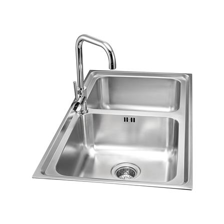 ซิงค์ฝัง 2หลุม MEX DLS86B สเตนเลส_1