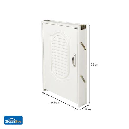 บานถังแก๊ส PP CABIN G2 49.5x75 ซม. สีครีม_5