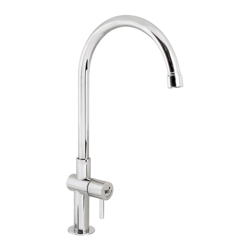 ก๊อกซิงค์เดี่ยวเคาน์เตอร์ WS WP-0231J สีเงิน