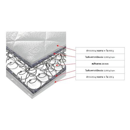 ที่นอน 6 ฟุต HOME LIVING STYLE DAISY_3