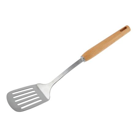 ตะหลิวสเตนเลสมีร่องด้ามไม้ FACKELMANN_0