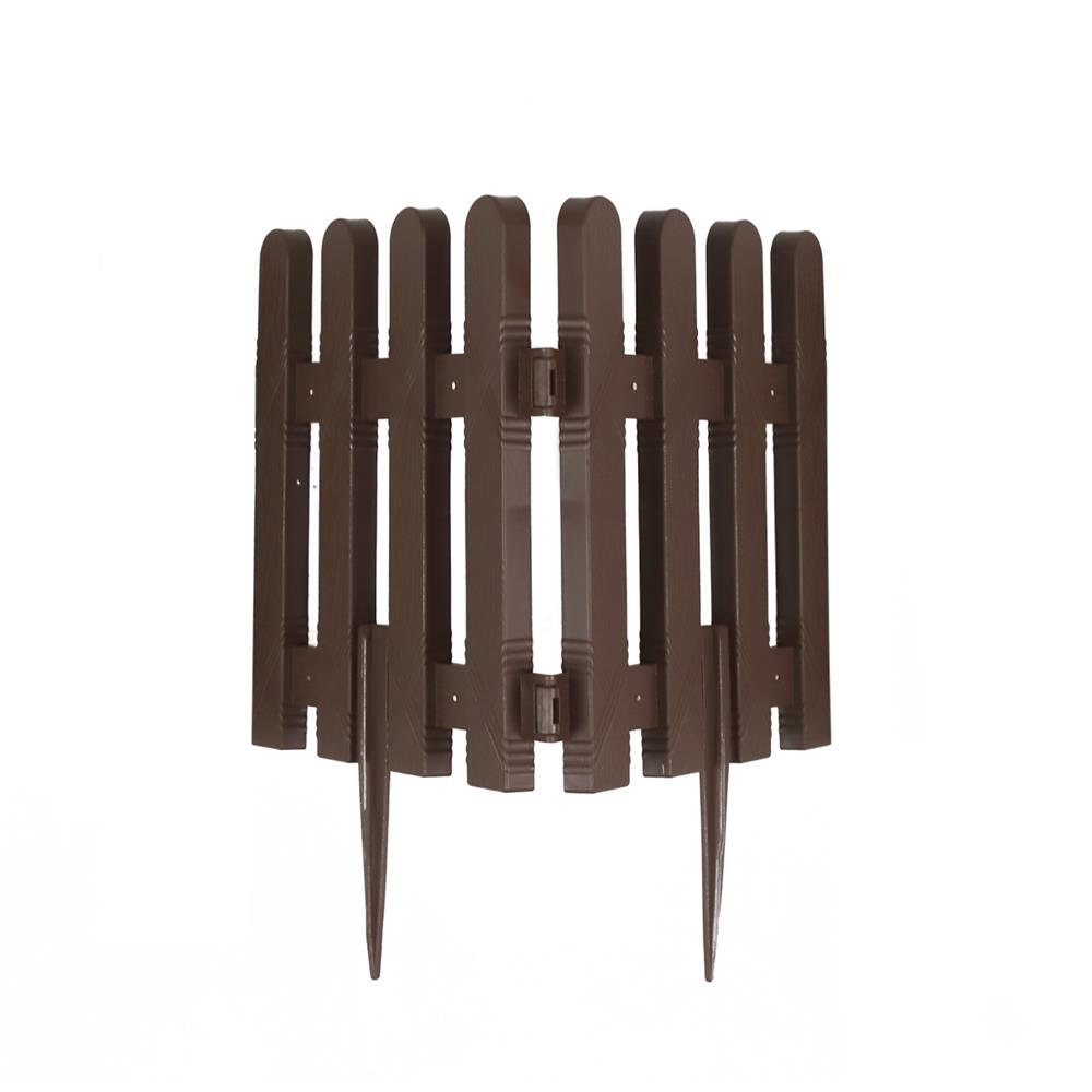 รั้วพลาสติก BABA 309 (4P) สีน้ำตาลเข้ม