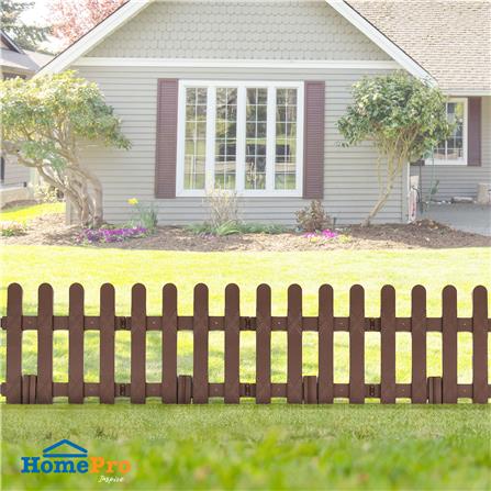 รั้วพลาสติก BABA 309 (4P) สีน้ำตาลเข้ม