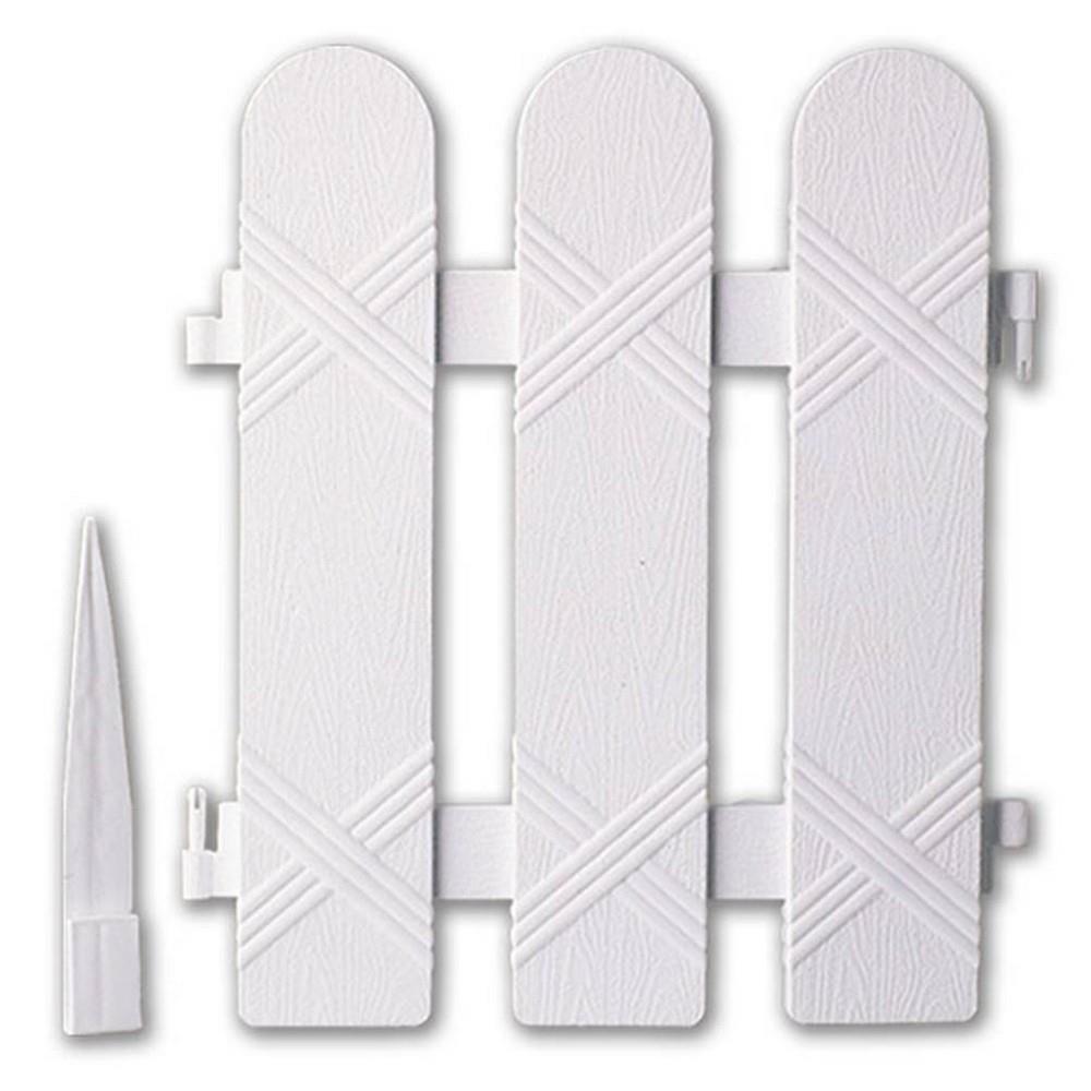 รั้วพลาสติก BABA 307 (4P) สีขาว