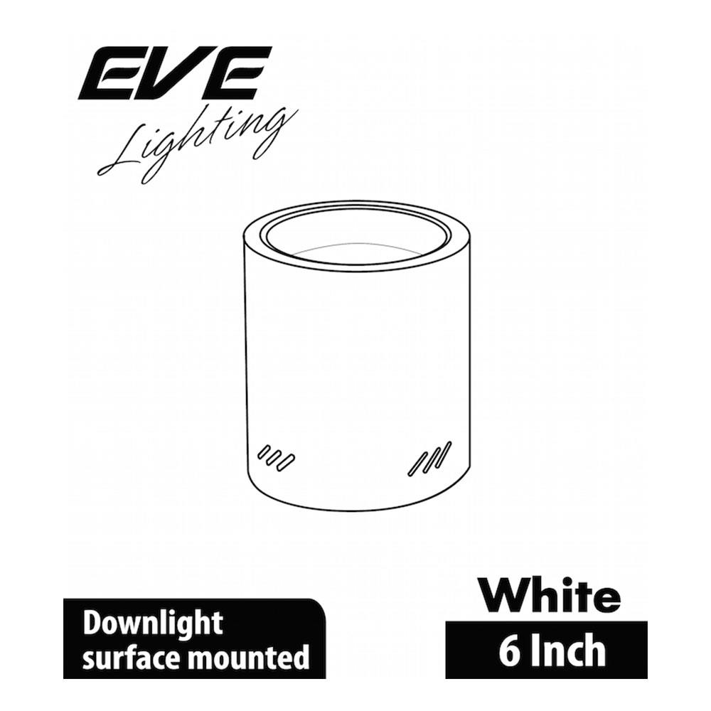 ดาวน์ไลท์ EVE EL-06001 545441 6 นิ้ว สีขาว